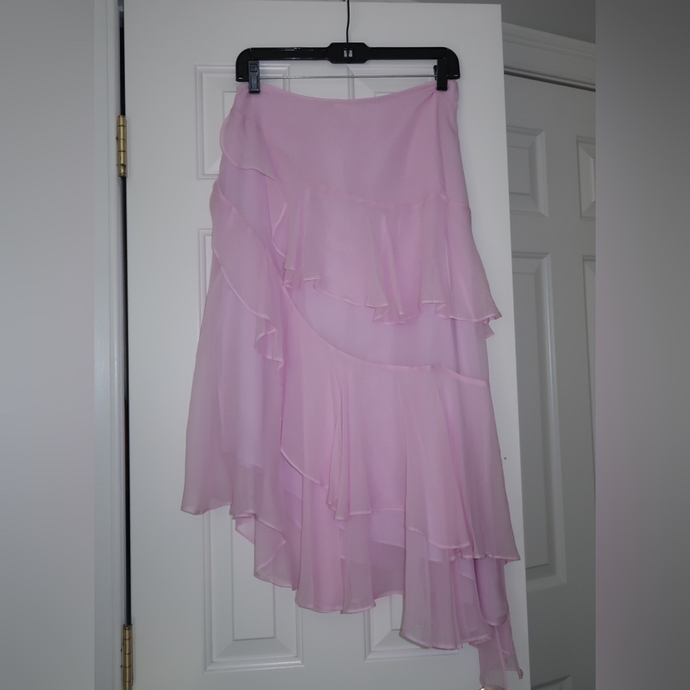 LoveShackFancy Dasher midi Iris Ruffle Skirt